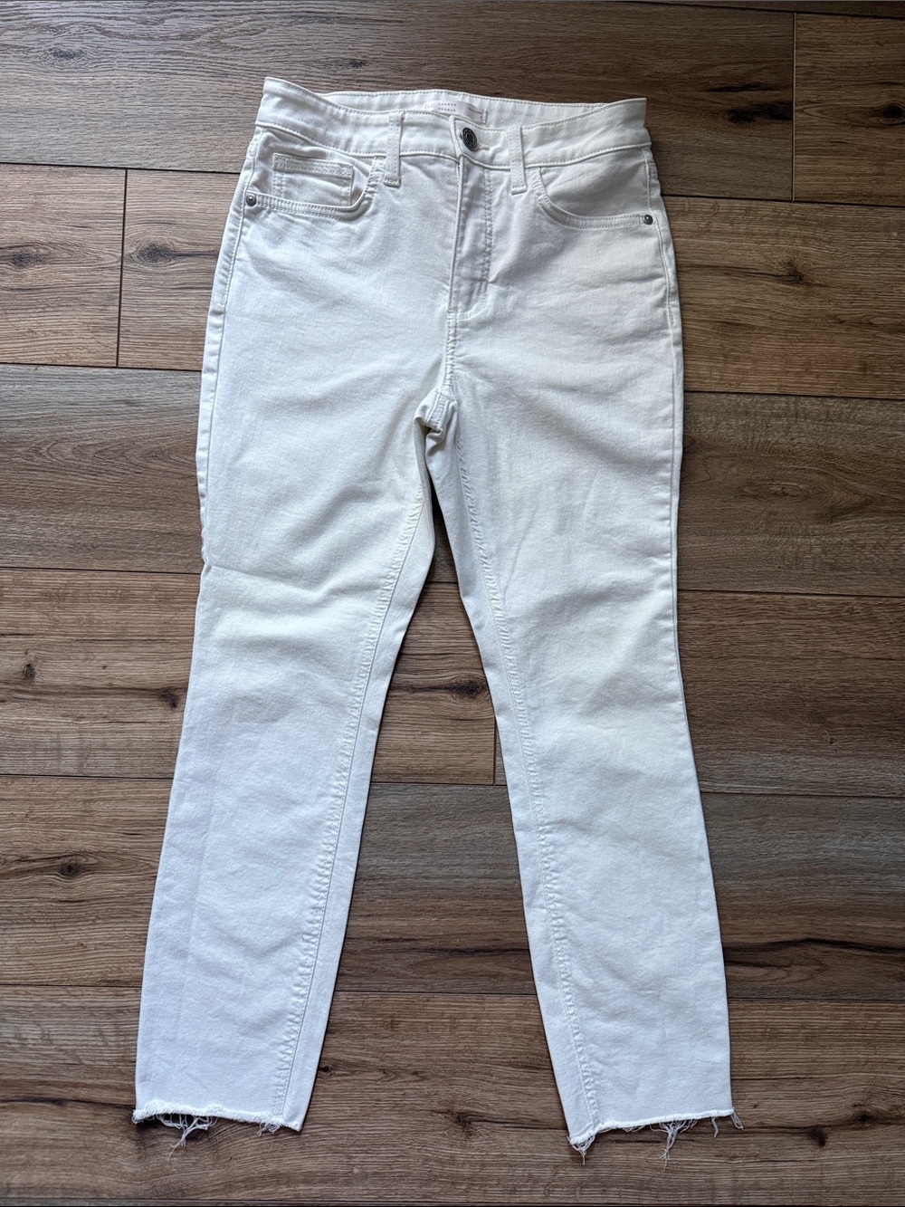 LC Lauren Conrad White Skinny Jeans